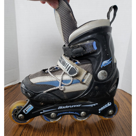 Rollerblade Bladerunner Twist Junior Adjustable Skate, Black, Size 4-7 - Picture 13 of 16